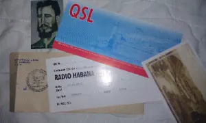 Cuba QSL card